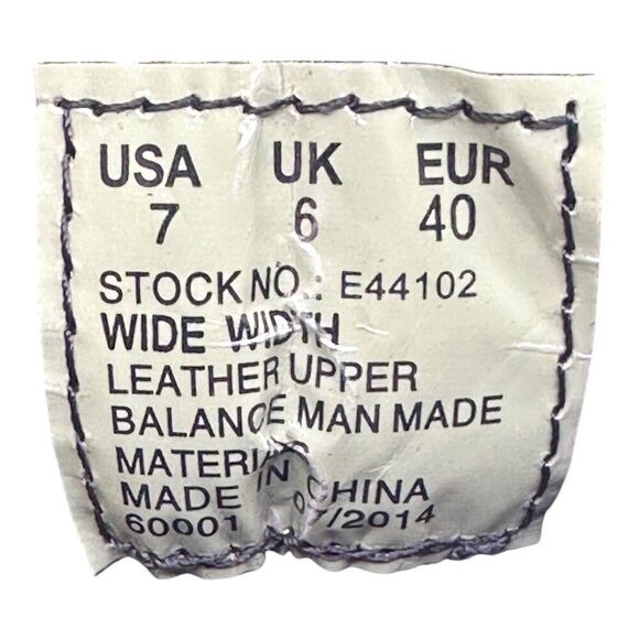 Bates Mens Black Leather Oil-Resistant Motocycle Boots Sz. 7 Wide E44102 Canyon - Picture 2 of 16